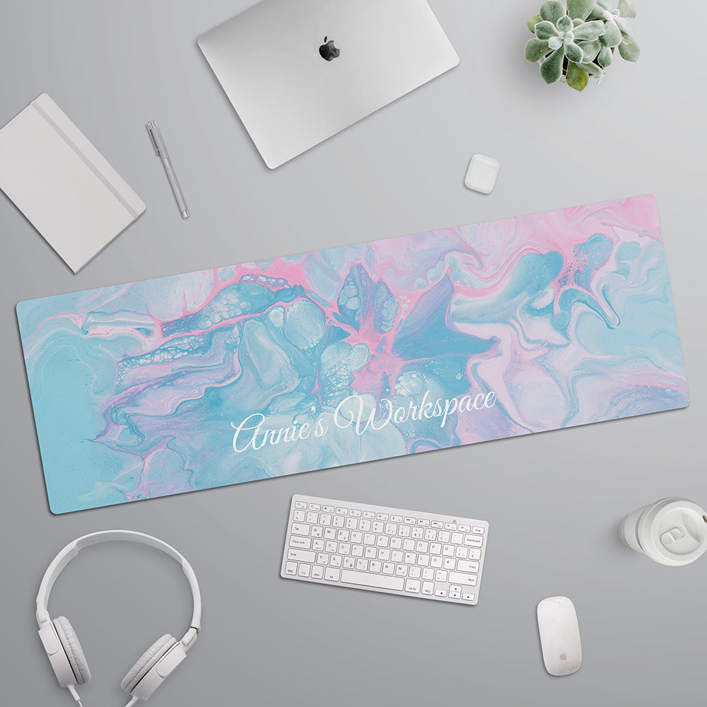 Ink Marble Desk Mat